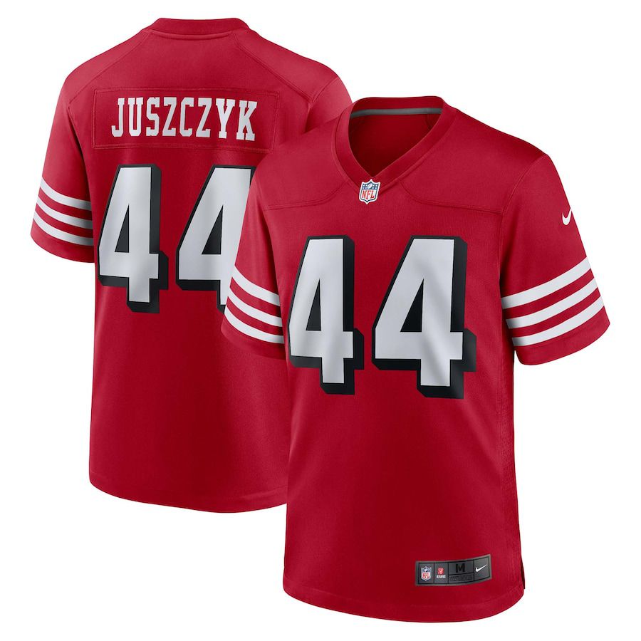 Men San Francisco 49ers #44 Kyle Juszczyk Nike Scarlet Alternate Game NFL Jersey